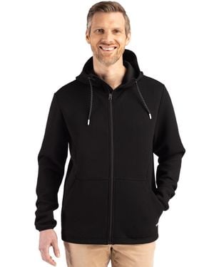Cutter & Buck Roam Epic Comfort Recycled Full Zip Hooded Jacket - Black