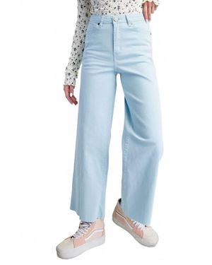 Easel Everyday Wide-Leg Pants - Blue