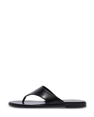 Aeyde Minimalist Nappa Leather Sandals - Black