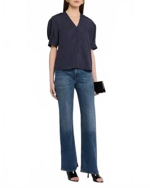 Rag & Bone Taylor Button Down Shirt - Blue