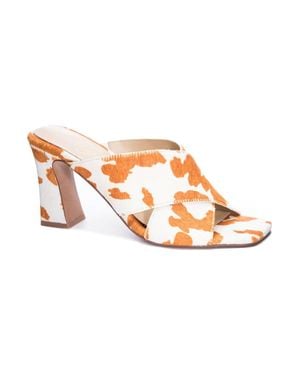 42 GOLD Saldana Slide Heeled Sandal - Pink