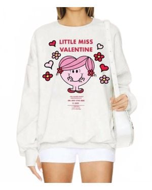 The Laundry Room Little Miss Valentine Sweatshirt - White