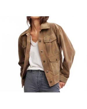 Free People Night Ranch Vegan Jacket - Brown