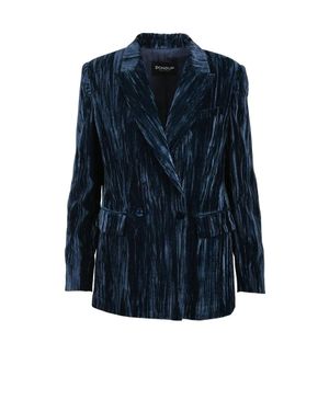 Dondup Velvet Jacket - Blue