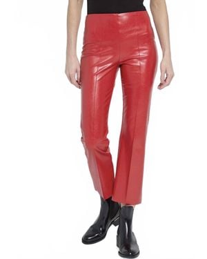 Lyssé Ankle E Vegan Leather (27.5" Inseam) - Red