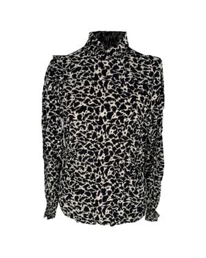 Etoile Isabel Marant Yoshi Turtle Neck Blouse - Black