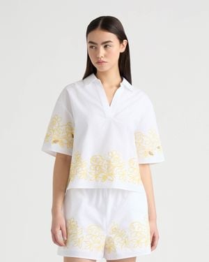 NVLT Embroidery Shirt - White