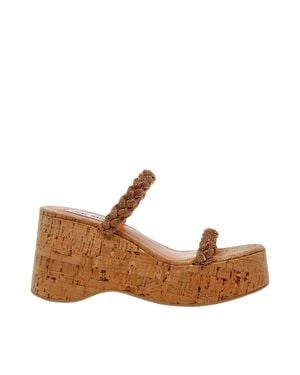 Steve Madden Danya Wedge Sandal Bronze Dany02S1-567 - Brown