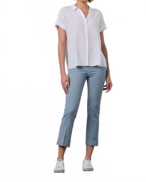 Avenue Montaigne Leo Flare Cut Pants - Blue