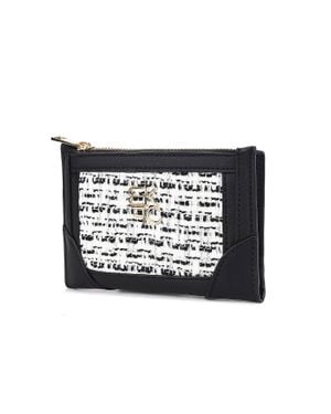 MKF Collection by Mia K Sonnet Wallet Bag Vegan Leather Handbag Purse By Mia K - Black