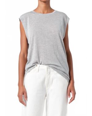 Agolde Raya Muscle Tee - Blue