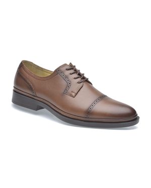Pazstor Leather Oxfords-Classic - Brown