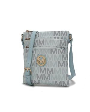 MKF Lemuel M Signature Crossbody Bag - Blue