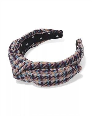Lele Sadoughi Mix Tweed Veronica Headband - Metallic