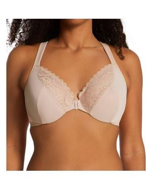 Playtex Front Close No Poke Dreamwire Bra - Brown