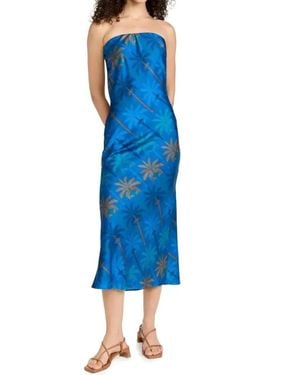 MISA Los Angles Thara Dress - Blue