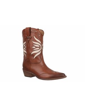 Sam Edelman Rylin Western Boots - Brown