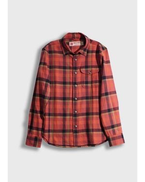 Iron & Resin Palmer Shirt - Red