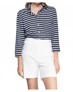 Vilagallo Tea Sweatshirt Bermuda Short - Blue