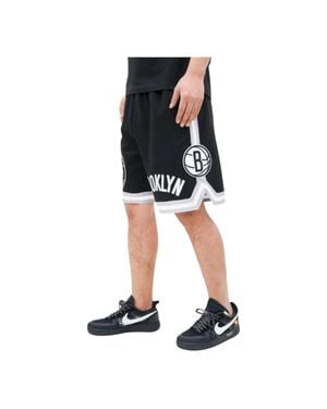 Pro Standard Brooklyn Nets Classic Chenille Shorts - Black