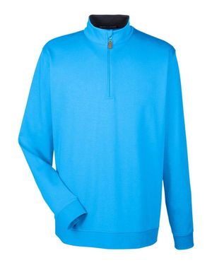 Devon & Jones Drytec20 Performance Quarter-Zip Pullover - Blue