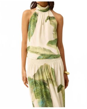 Marie Oliver Goldie Sleeveless Blouse - Green