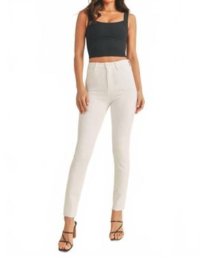 Just Black Denim Super Soft Scissor Cut Skinny Jean - White