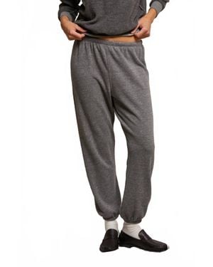 PERFECTWHITETEE Stevie Fleece Easy Sweatpants - Gray