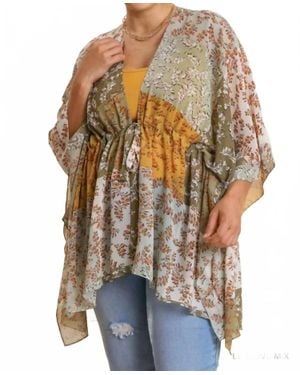 Umgee Beauty Kimono Top - Green