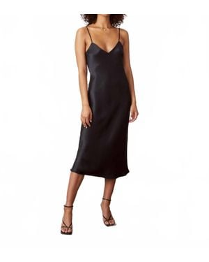 d'Offay Gigi Slip Dress - Black
