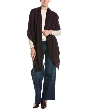 Sofiacashmere Lightweight Cashmere Wrap - Black