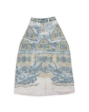 Who Decides War Angel Over The City Skirt - Blue