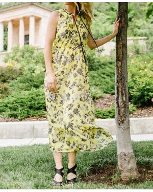 Kensie Sunset Midi Dress - Green