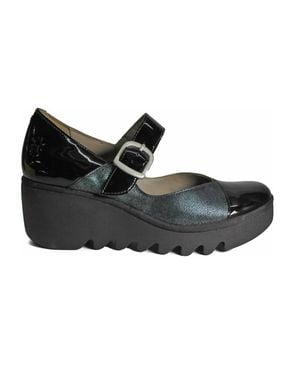Fly London Baxe Mary Jane Pump - Black