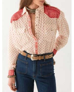 MAISON HOTEL Joselito Long Sleeve Blouse - Blue