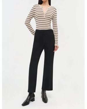 Jonathan Simkhai Mackenzie Straight Leg Pants - Black