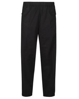 Stone Island Loose Stretch Cotton Formal Pants - Black