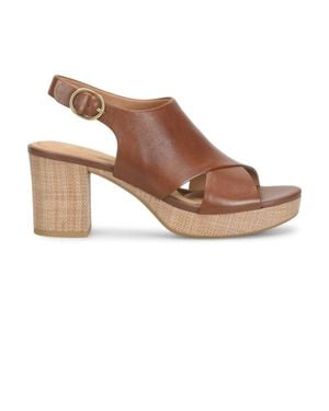 Söfft Livblock Heel Sandal - Brown