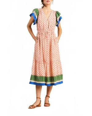 Trovata Kristine Midi Dress - Multicolor