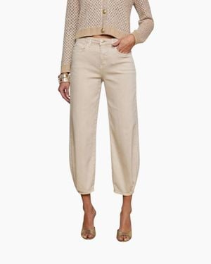 L'Agence Krista Tapered Jean - Natural