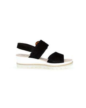 Gabor 44.645.37 Wedge Sandal - Black