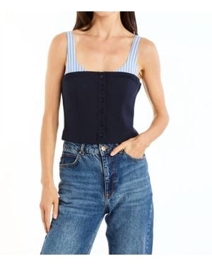 Drew Moon Top - Blue