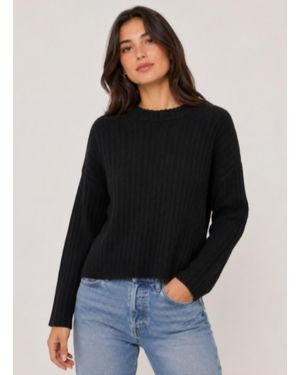 Colorush Mc Dulce Rib Crew Sweater - Black
