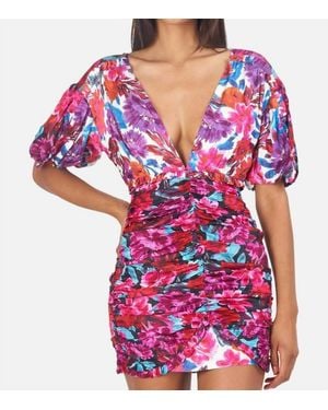 For Love & Lemons Cassandra Mini Dress - Pink