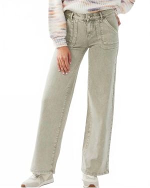Fdj Christina Wide Leg Jean - Natural