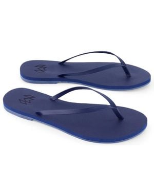 MALVADOS Lux Minimalist Flip Flop Sandal - Blue