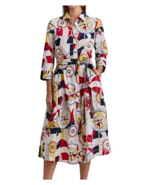 Hinson Wu Robin 3/4 Sleeve Dress - White
