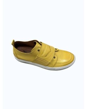 BUENO Relax Slip-On Sneakers - Yellow