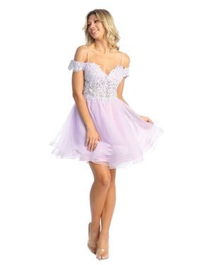 TRUEDAMES Cocktail Short Dresses - Pink