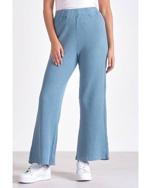 Elan Marlee Waffle Pant - Blue